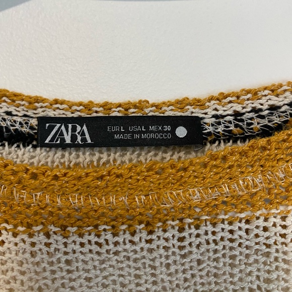 Zara rustic striped sweater - Picture 2 of 3